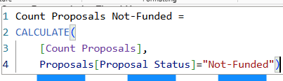 Proposals Not-Funded DAX